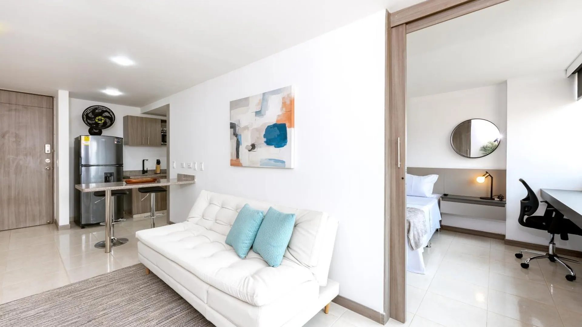 Comodos Apartamentos De 1 Habitacion Con Vista En Laureles Medellín Lägenhet