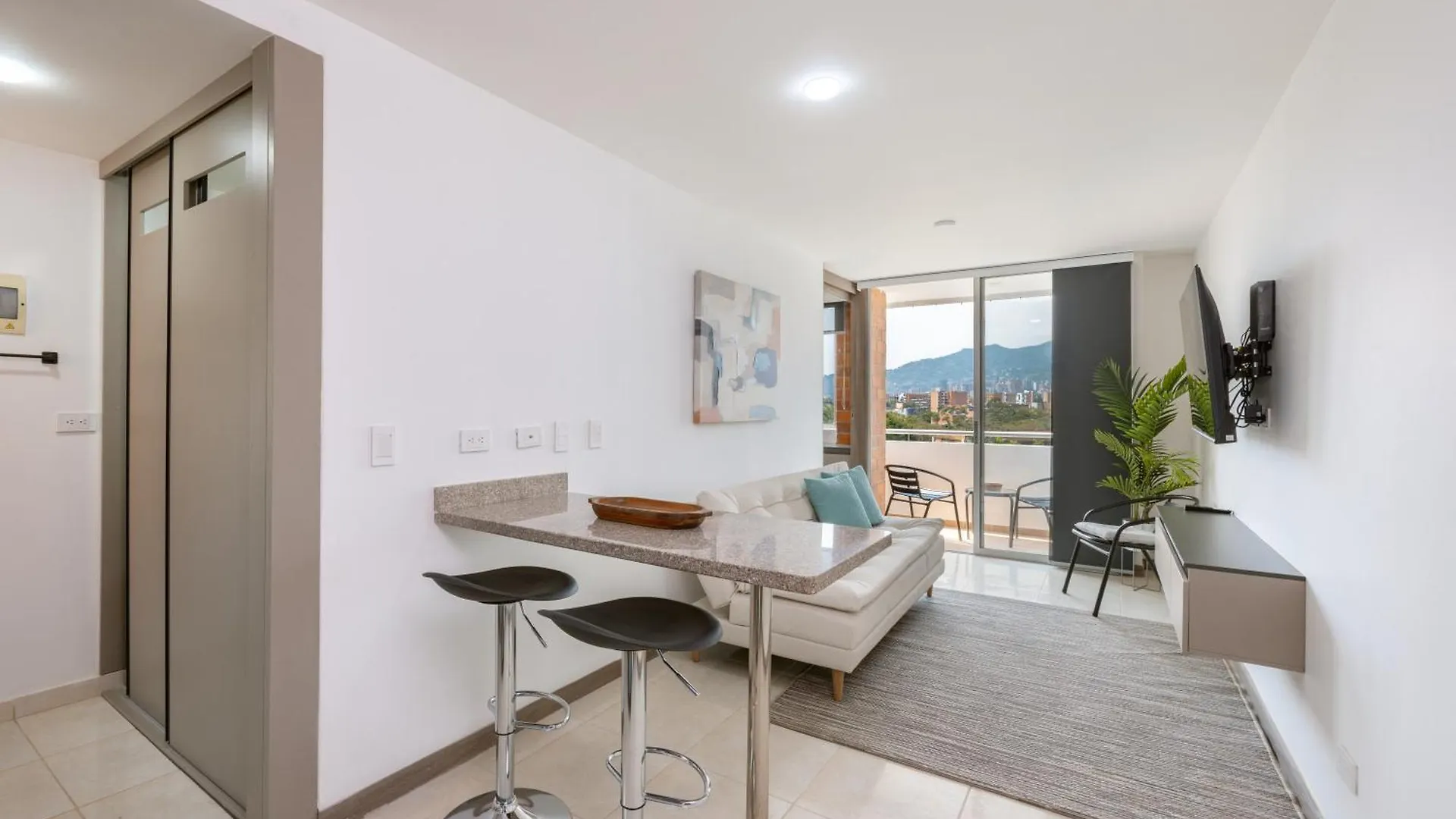Comodos Apartamentos De 1 Habitacion Con Vista En Laureles Medellín Lägenhet
